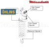 Amortisseur Ohlins HONDA CRF 450 (2012-2012) HO 1294 PFP TTX (T44PR1C2)