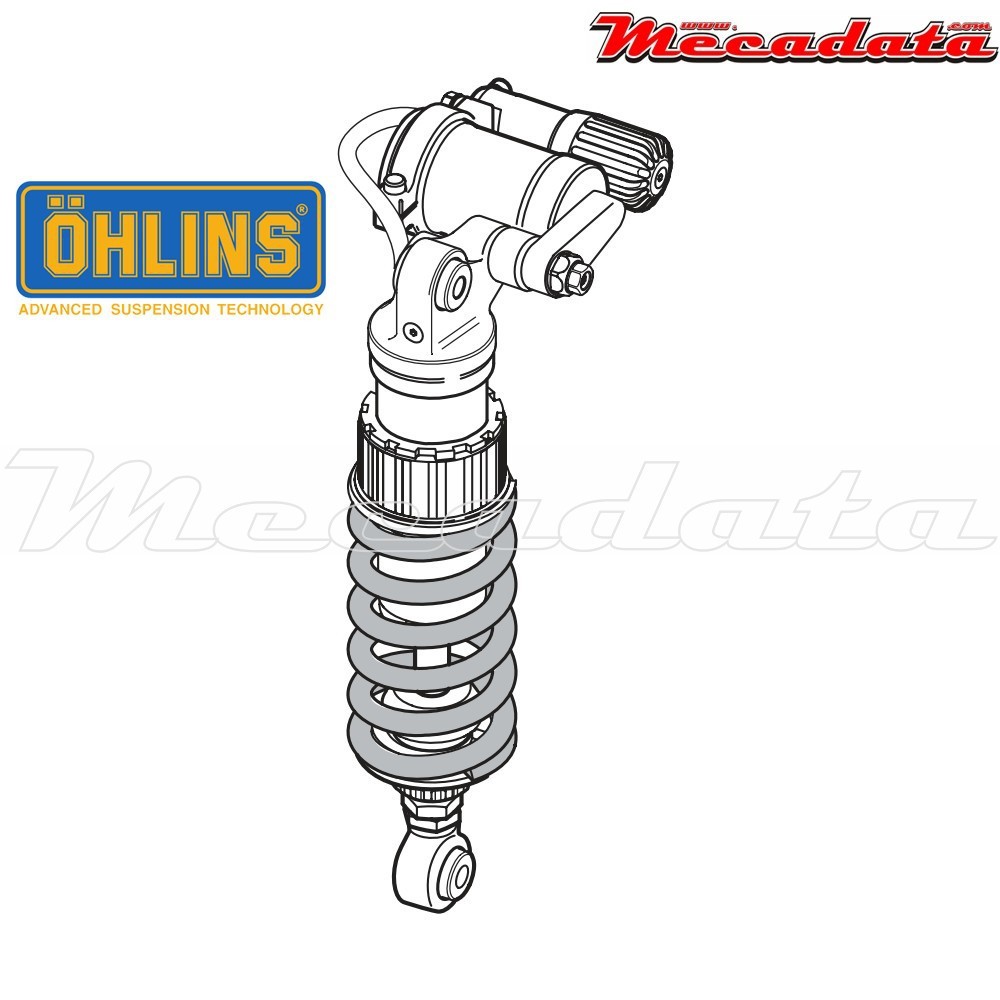 Amortisseur Ohlins HONDA CBR 600 RR (2007-2016) HO 608 PFP (S46PR1C2LS)