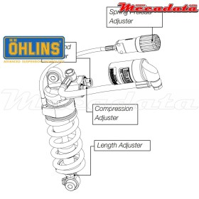 Amortisseur Ohlins HONDA CBR 600 RR ABS (2007-2016) HO 039 TTX (T36HR1C1LS)