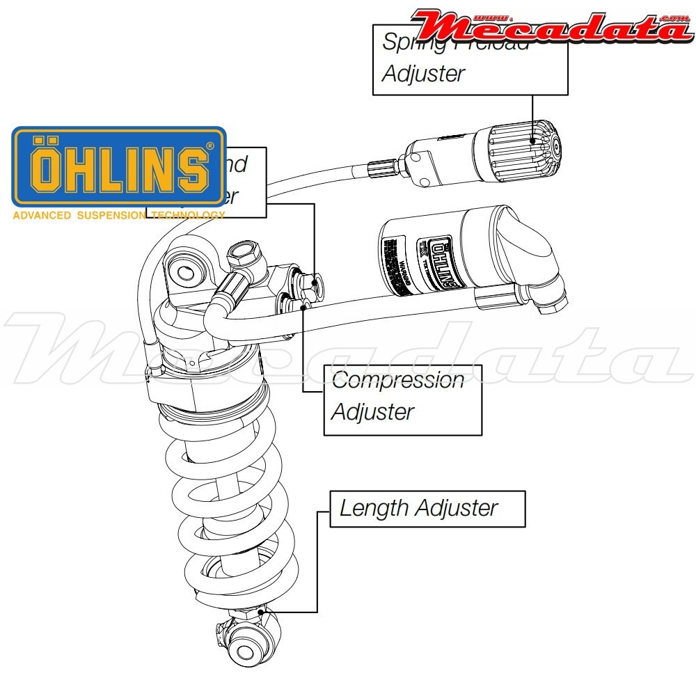 Amortisseur Ohlins HONDA CBR 600 RR ABS (2007-2016) HO 039 TTX (T36HR1C1LS)