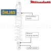 Amortisseur Ohlins HONDA CB 1100 (2010-2015) HO 011 (S36DR1L)
