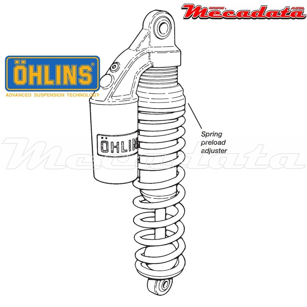 Amortisseur Ohlins HONDA CB 400 SUPERFOUR (1992-1993) HO 142 (S36P)