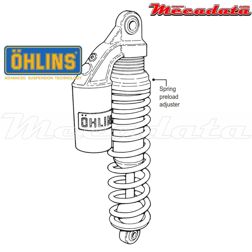 Amortisseur Ohlins HONDA CB 750 SEVEN FIFTY (1992-2003) HO 141 (S36P)