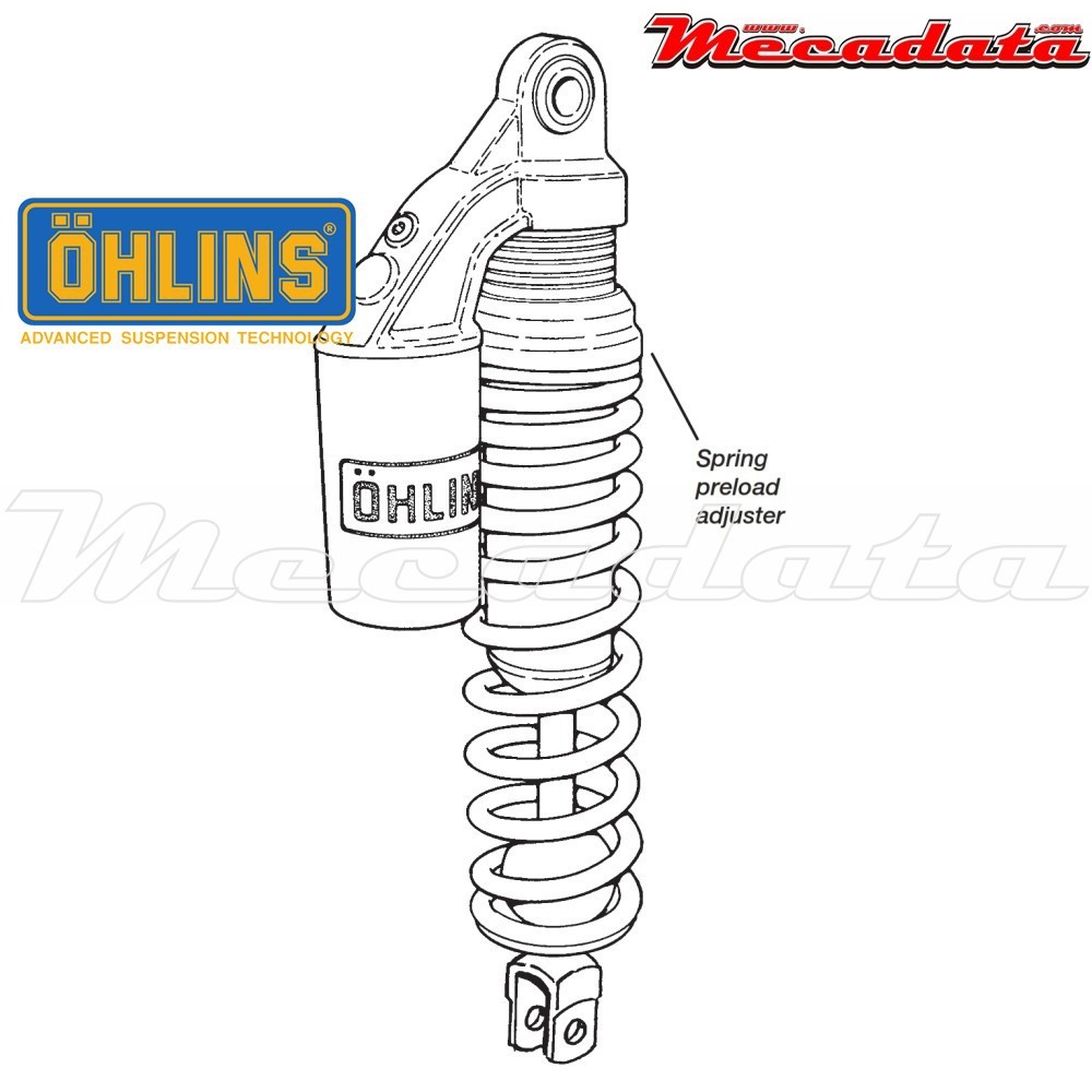 Amortisseur Ohlins HONDA CB 900 F BOL D OR (1979-1984) HO 140 (S36P)