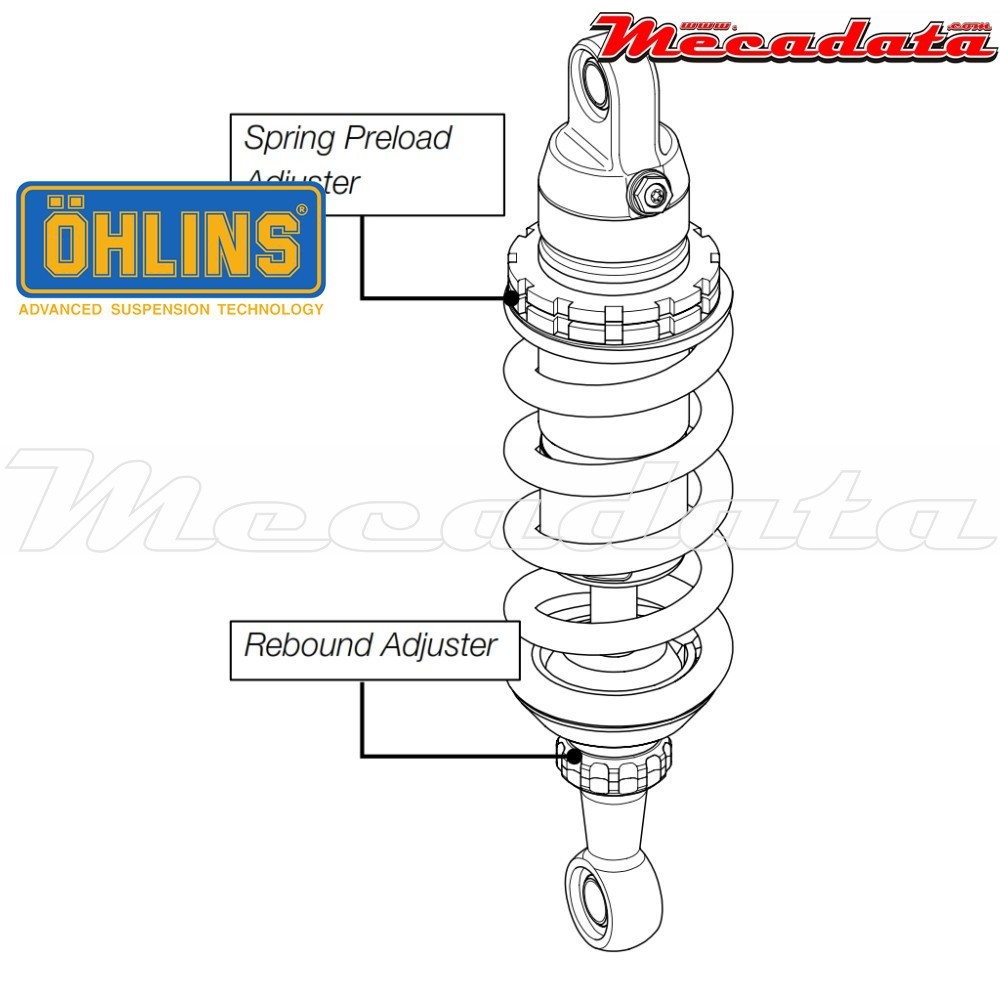 Amortisseur Ohlins HONDA CBF 1000 (2006-2009) HO 044 (S46DR1)