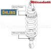 Amortisseur Ohlins HONDA CBF 1000 (2006-2009) HO 044 (S46DR1)