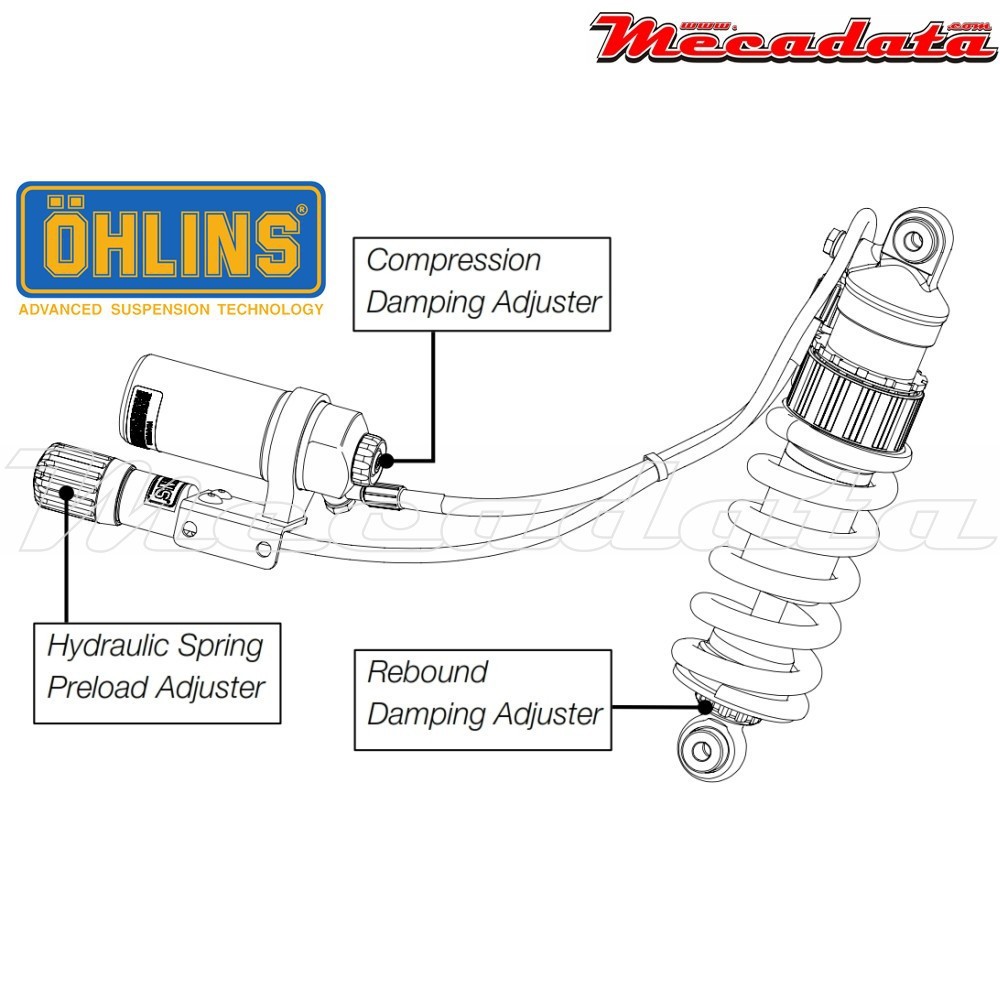 Amortisseur Ohlins HONDA CBF 1000 F (2010-2014) HO 015 (S46HR1C1S)