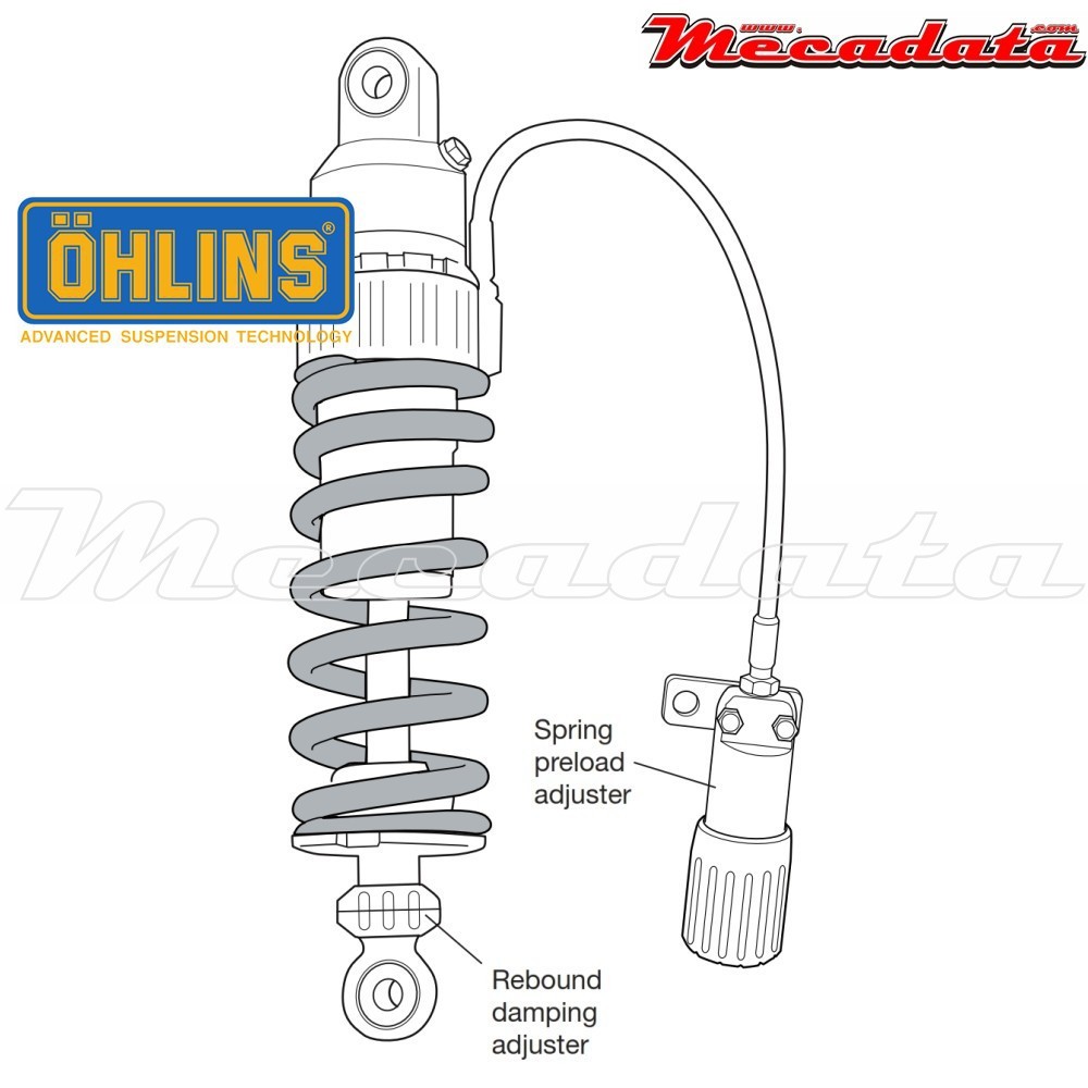 Amortisseur Ohlins HONDA CBF 600 SA (2008-2011) HO 809 (S46DR1S)