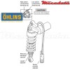 Amortisseur Ohlins HONDA CBR 954 RR (2002-2003) HO 202 PFP (S46PR1C2LS)