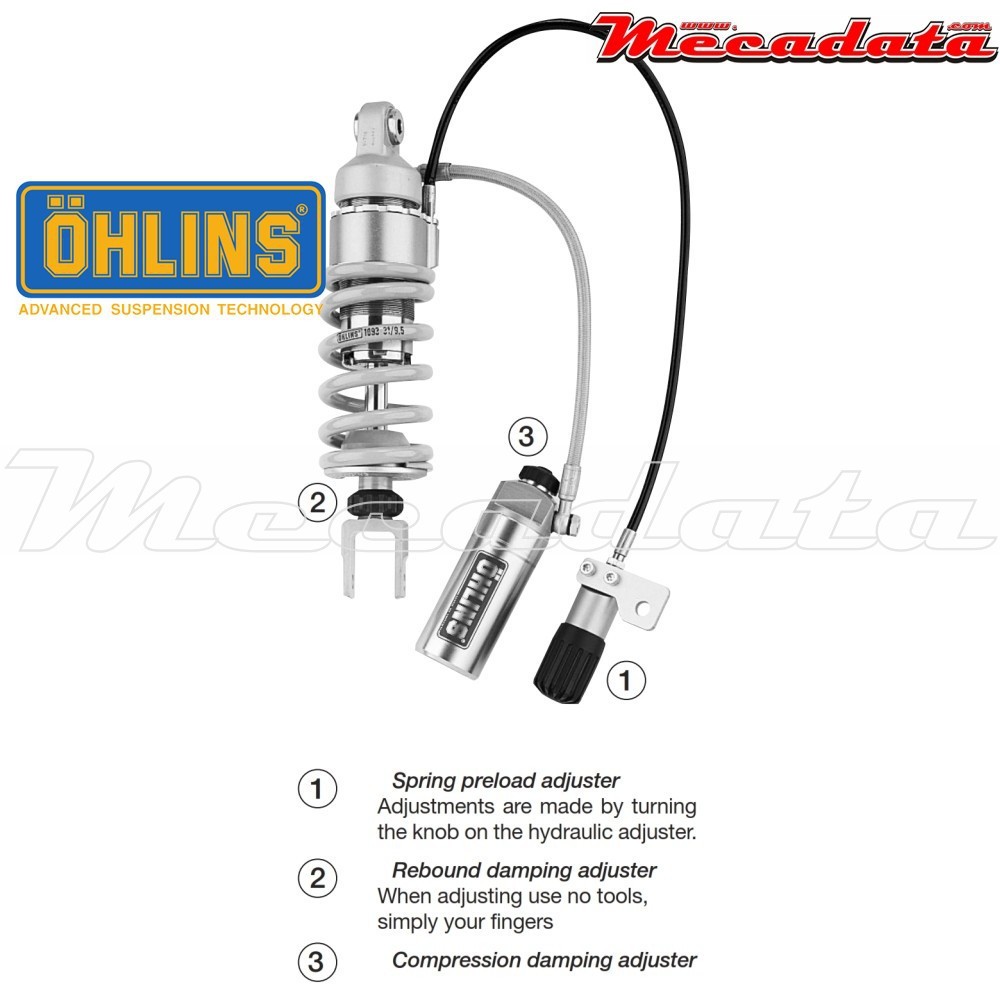 Amortisseur Ohlins HONDA VFR 800 FI (1998-2001) HO 801 PFP (S46HR1C1S)