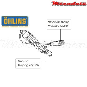 Amortisseur Ohlins HONDA XL 700 V TRANSALP (2008-2012) HO 823 PFP (S46ER1S)
