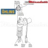 Amortisseur Ohlins HONDA VTR 1000 SP1 (2000-2001) HO 204 (S46PR1C2LS)