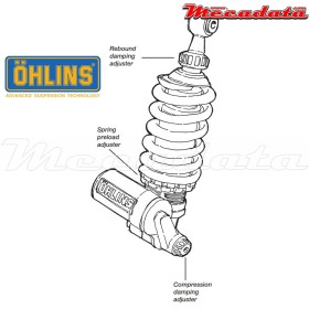 Amortisseur Ohlins HONDA X 11 (1999-2003) HO 942 PFP (S46PR1C1)