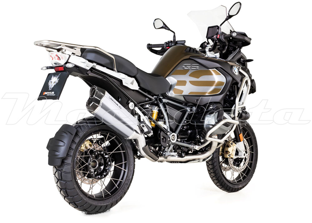 Echappement remus 8 inox mat bmw r 1250 gs