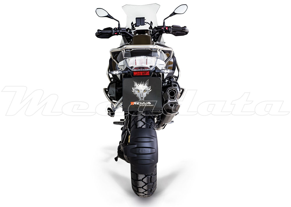 echappement bmw r 1250 gs remus 8 inox noir