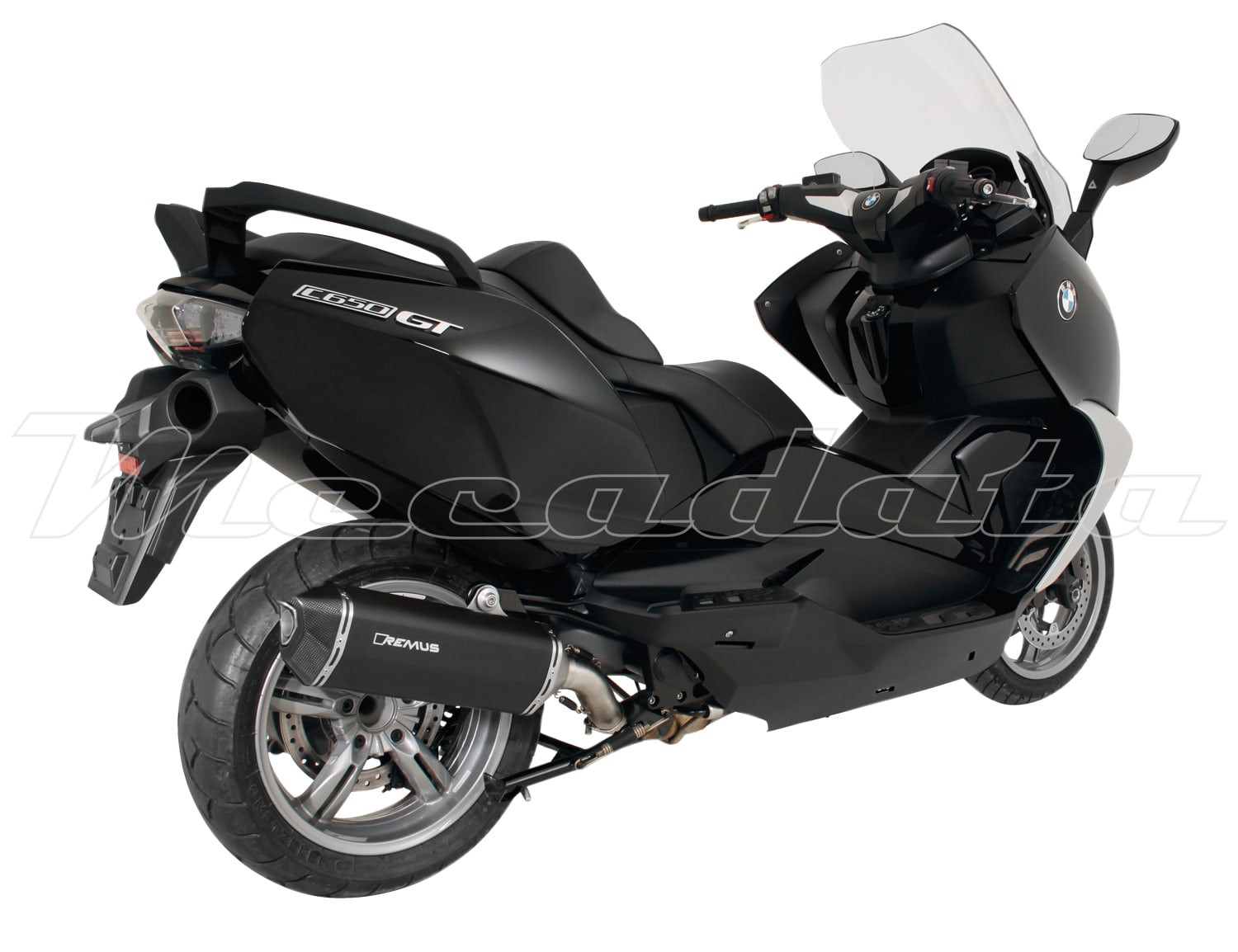 BMW C 650 GT Echappement Remus Black Hawk Ensemble