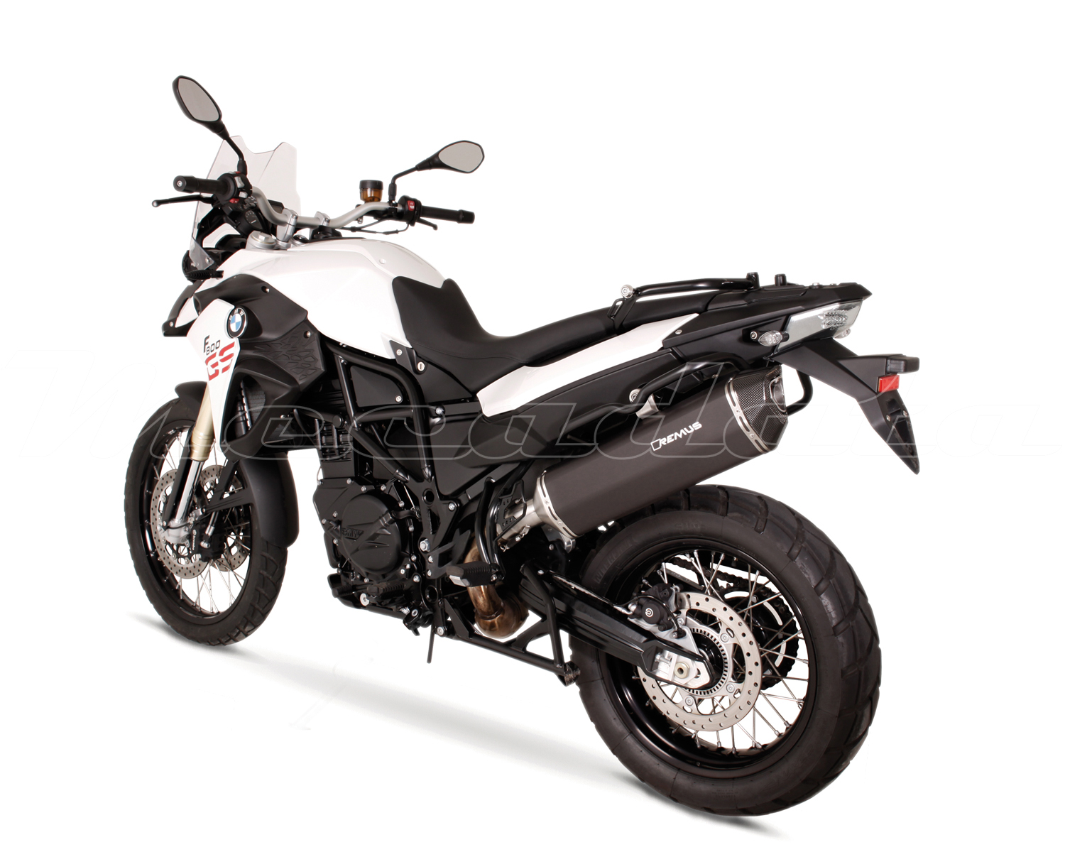 BMW F 800 GS Echappement Remus Black Hawk Ensemble