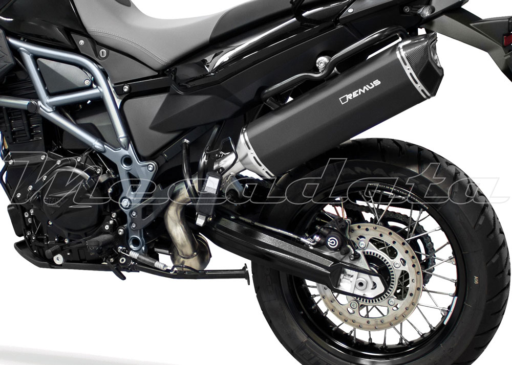 BMW F 800 GS Echappement Remus Black Hawk Ensemble