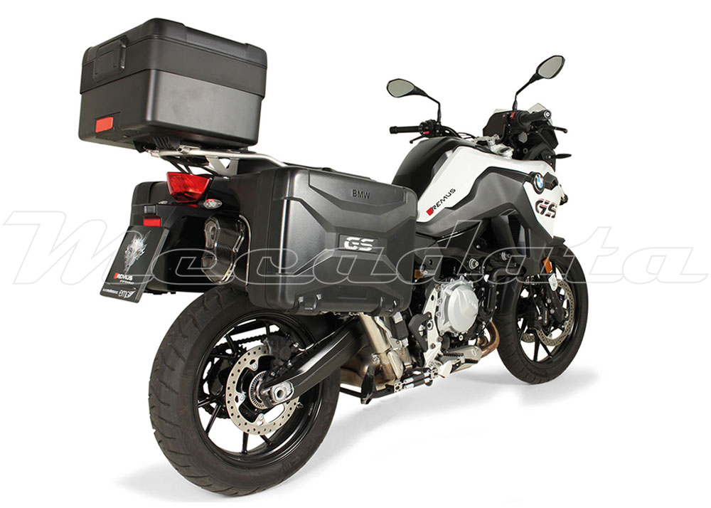 BMW F 750 GS Echappement Remus Remus 8 Inox noir Ensemble