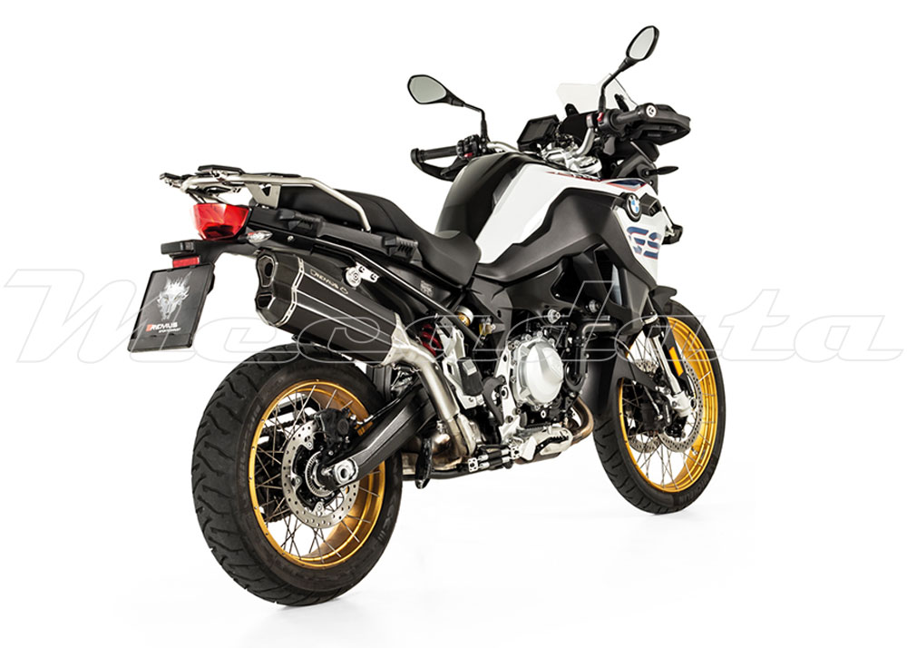 BMW F 850 GS Echappement Remus Remus 8 Inox noir Zoom