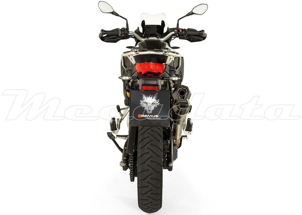 BMW F 850 GS Echappement Remus Remus 8 Inox noir Zoom