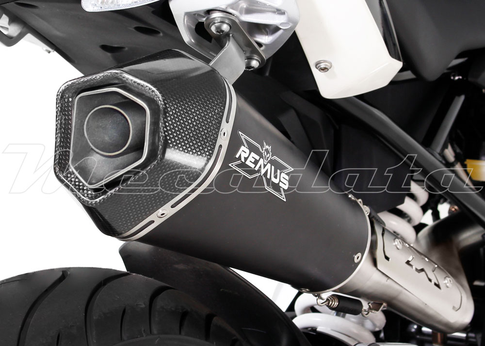 Ligne complète BMW G 310 R Echappement Remus Hypercone Inox mat Zoom