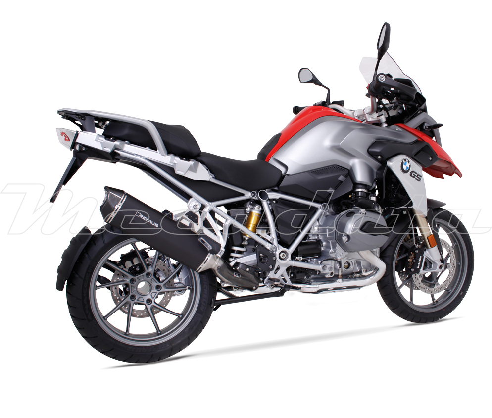 BMW R 1200 GS Escape Remus Black Hawk Juego