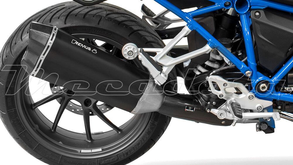 BMW 1200 R (RS) Echappement Remus Remus 8 Inox mat Zoom