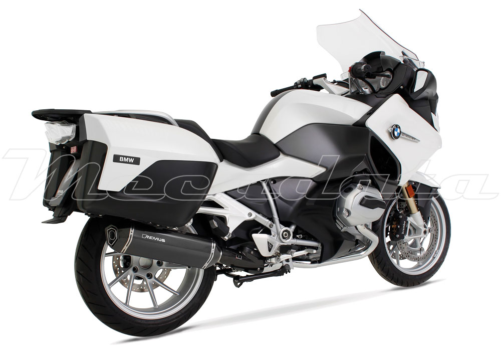 BMW R 1200 RT Echappement Remus Hexacone Carbone avec Coffre Ensemble