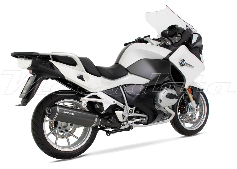 BMW R 1200 RT Echappement Remus Hexacone Carbone sans Coffre Zoom