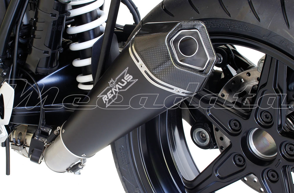 BMW R nineT Pure Echappement Remus Hypercone Inox Noir Ensemble