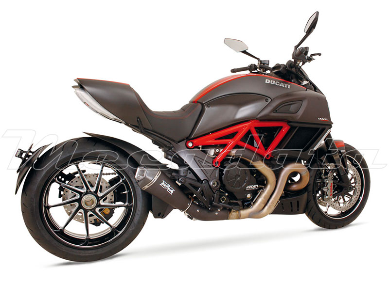 PARE CHALEUR CARBONE DE TUBE ECHAPPEMENT DUCATI DIAVEL 1260