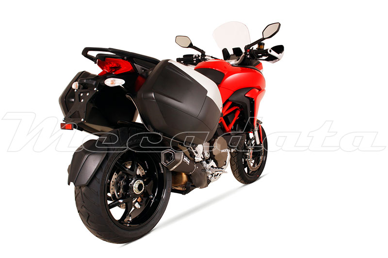 Ducati Multistrada 1200 avec valise Echappement Remus Hypercone