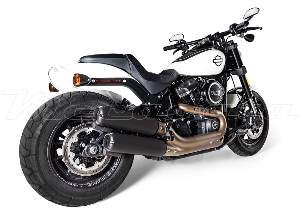 Harley-Davidson Fat Bob Echappement Remus Custom Variocap