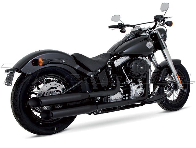 Harley-Davidson Softail FS2 équipée du silencieux Remus Custom Slash Cut