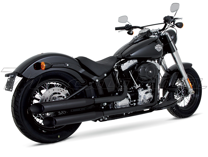 Harley-Davidson Softail FS2 équipée du silencieux Remus Custom Slash Cut