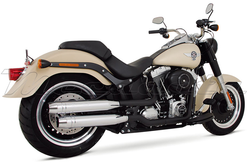 Harley-Davidson Softail FS2 équipée du silencieux Remus Custom Variocap avec embout tapered