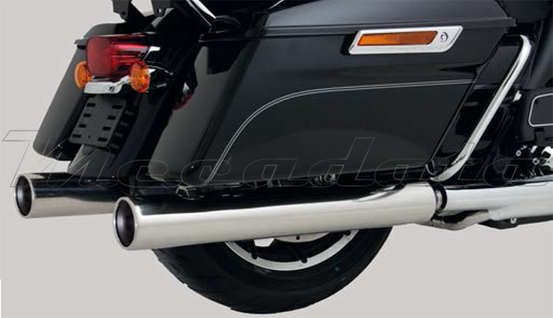 Harley-Davidson Touring FL2 et FL3 équipé d'un Remus Custom Straight End