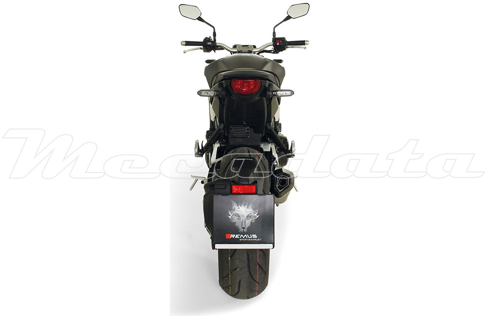 Honda CB 1000 R Echappement Remus Hypercone Inox noir Ensemble