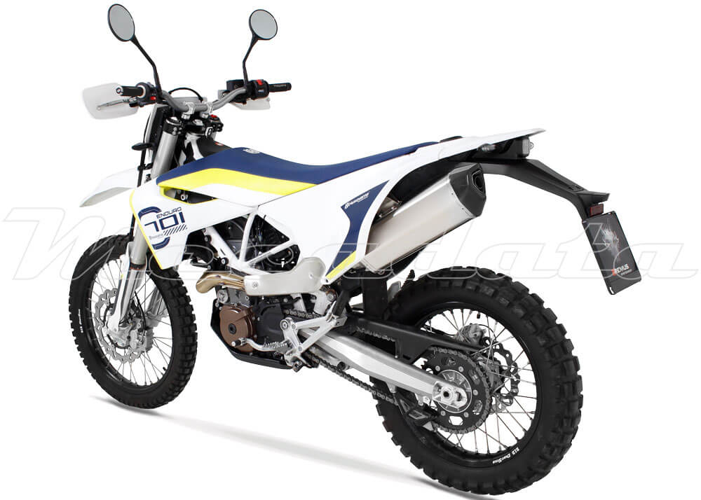 HUSQVARNA 701 Enduro Echappement Remus Black Hawk Inox mat Ensemble