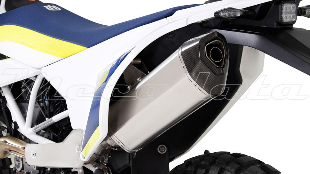 HUSQVARNA 701 Enduro Echappement Remus Black Hawk Inox mat Zoom