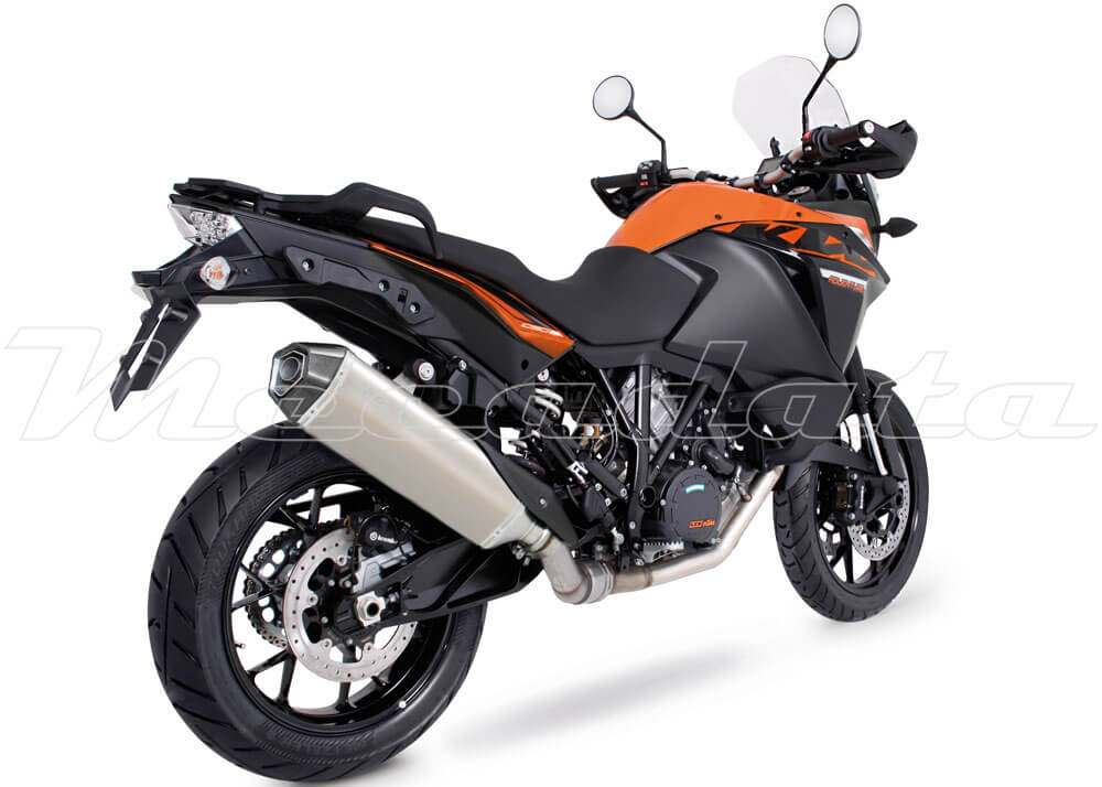 KTM 1090 Adventure Echappement Remus Hexacone Titane