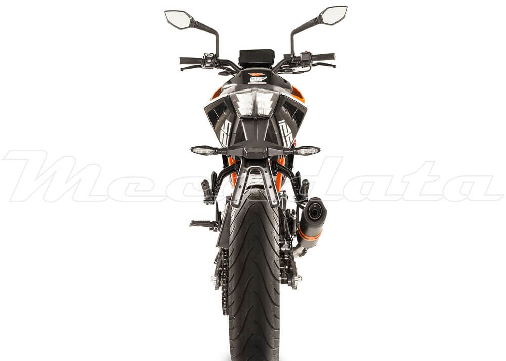 KTM 125 Duke Ligne complète Echappement Remus Sport Flow Carbone Ensemble