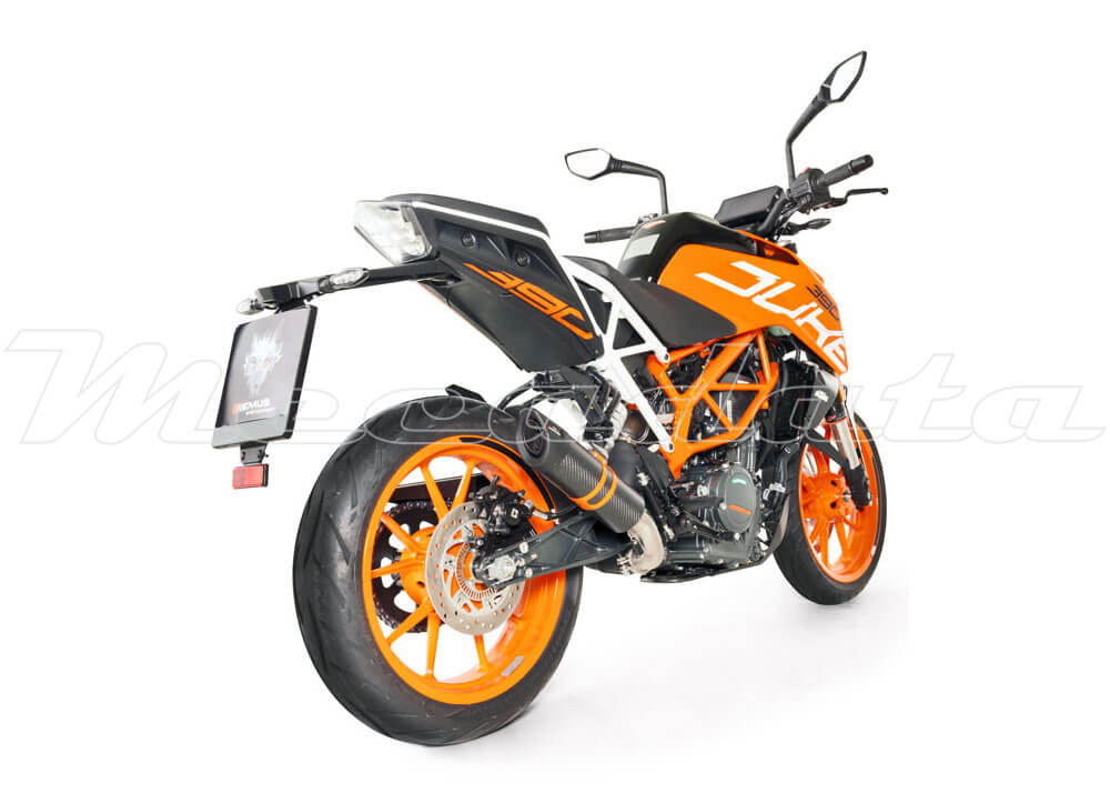 KTM 390 Duke 2017 Echappement Remus Sport Flow Carbone Ensemble