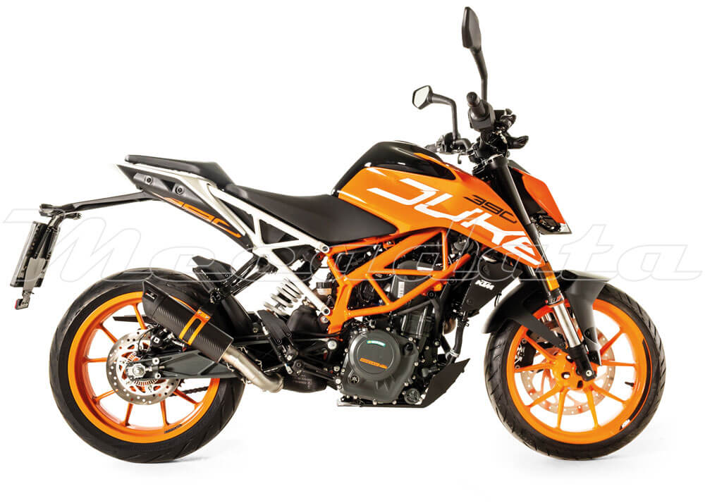 KTM 390 Duke Ligne complète Echappement Remus Sport Flow Carbone Ensemble