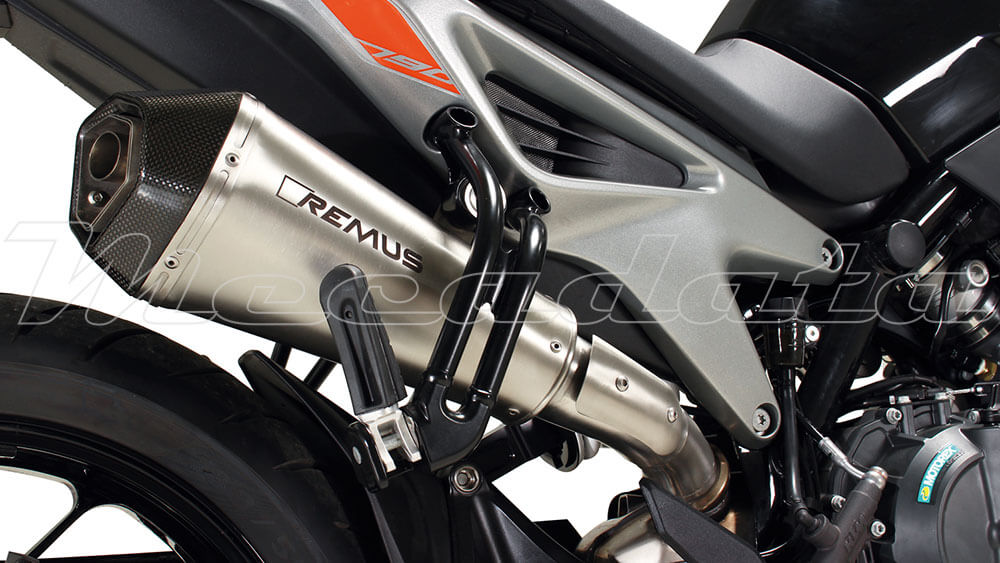 KTM 790 Duke Echappement Remus Hypercone Inox mat Zoom