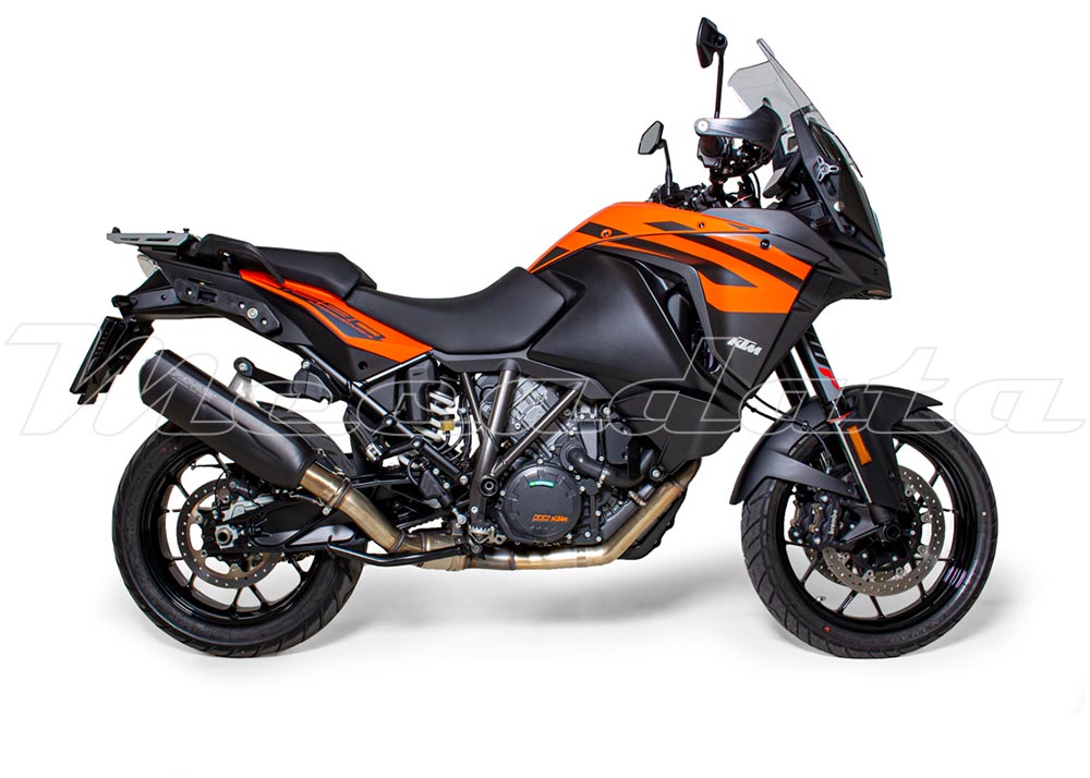 Echappement remus NXT inox noir KTM 1290 super adventure R S T 2017