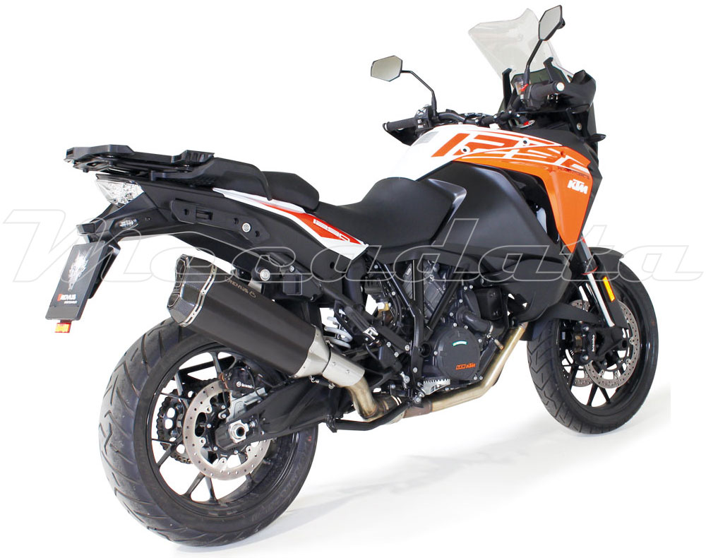 KTM 1290 Super Adventure SRT Exhaust Remus Remus 8 Stainless Steel Black Set