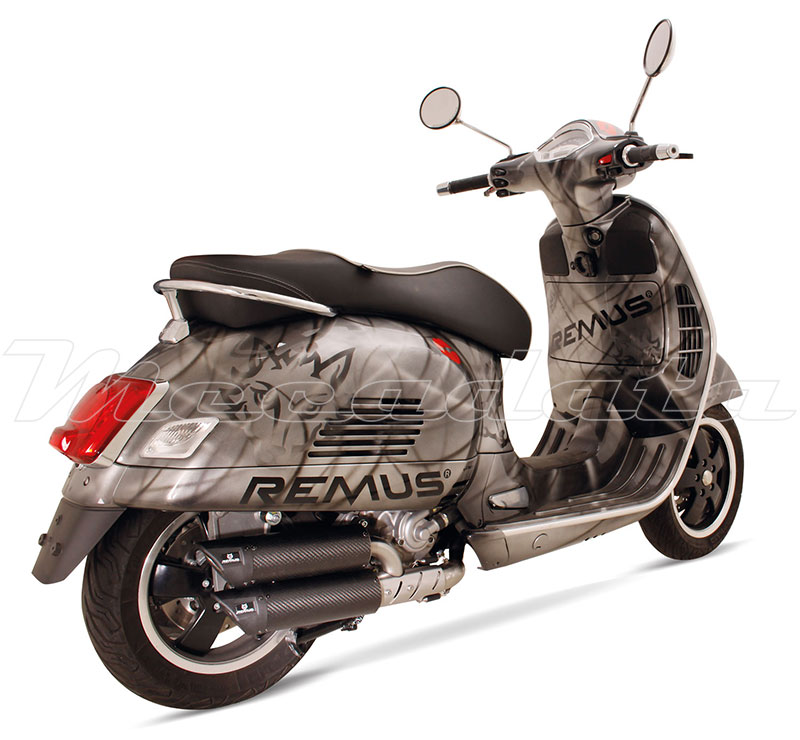 Piaggo Vespa GT 300 ie Echappement Remus Sportexhaust Ensemble