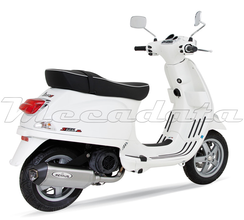 Piaggo Vespa SX 125 ie Echappement Remus SPORT Ensemble